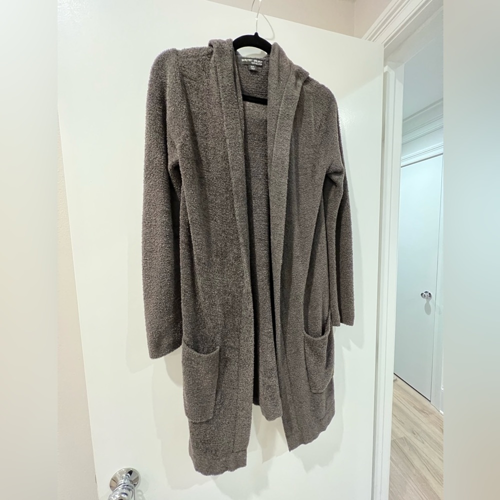 BAREFOOT DREAMS Cozychic Lite Coastal Hooded Cardigan #480 XS/S.
